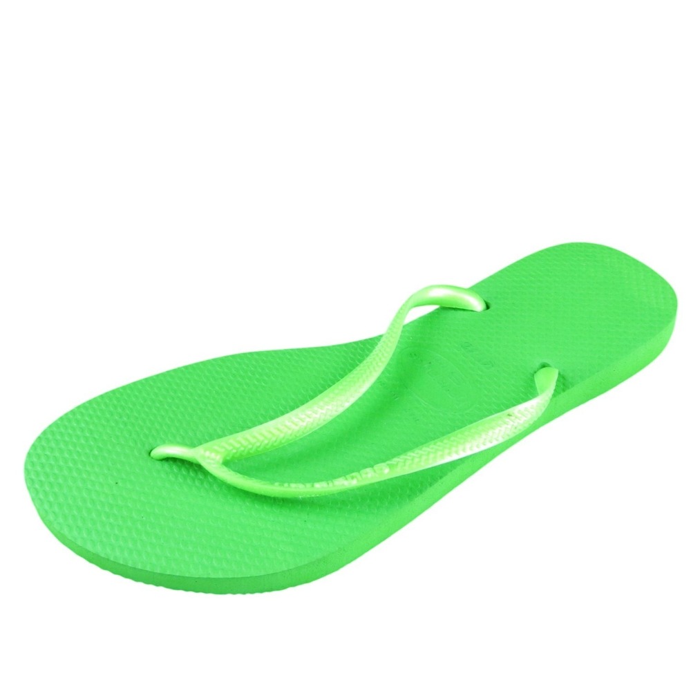 Havaianas Men's Slim Lime Flip Flop Green Synthetic Size 9M Gently Used 2025